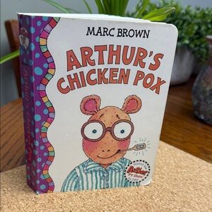 Vintage 1999 Arthur's Chicken Pox Book First Board Book Edition Adventure